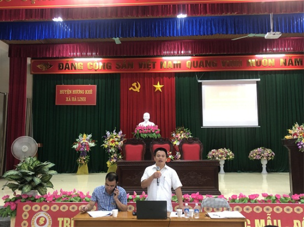 Xã Hà Linh tổ chức Hội nghị BCH mở rộng đánh giá kết quả hoạt động tháng 11