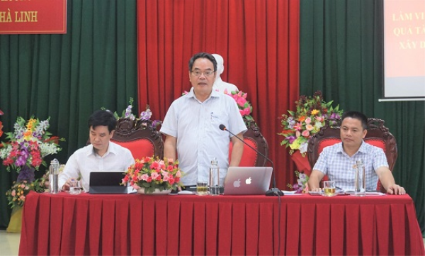 Gần 50 đầu việc của các đơn vị cấp tỉnh thực hiện đỡ đầu NTM tại xã Hà Linh